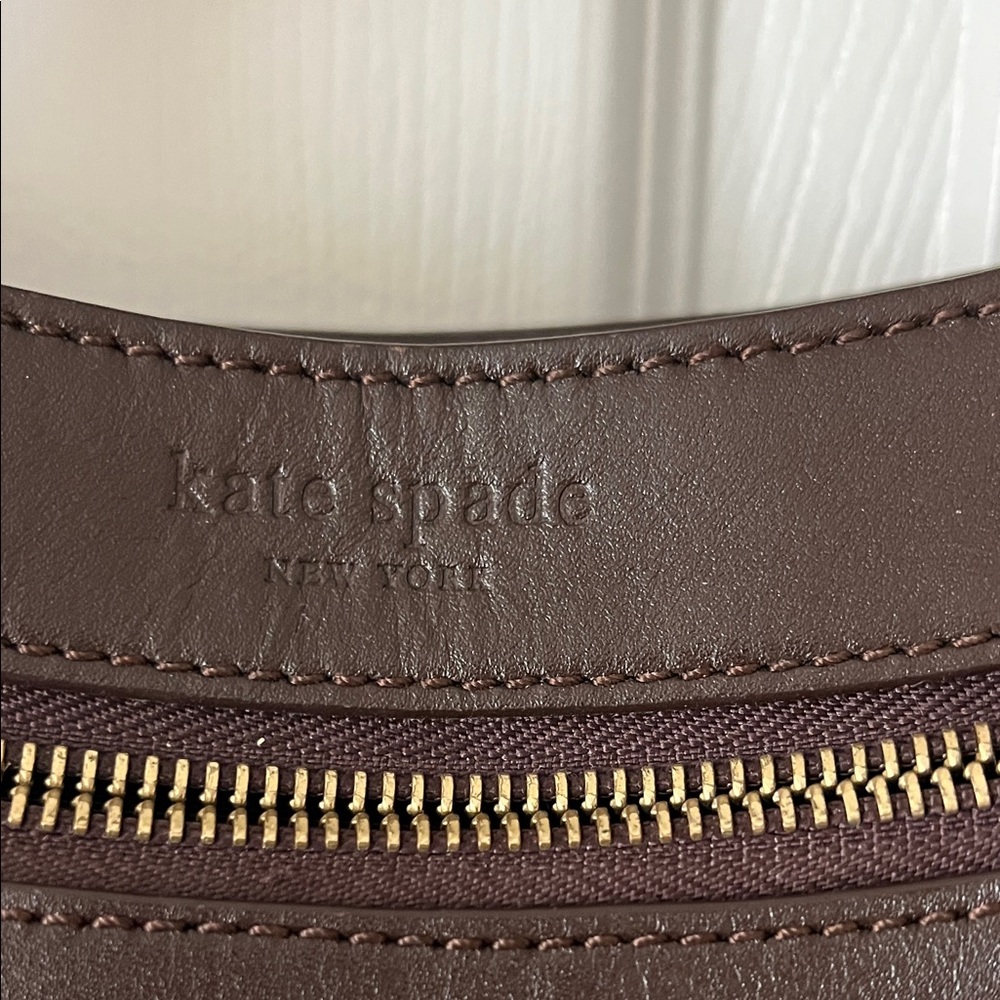 Kate Spade Blue and Brown Shoulder Bag - Picture 2 of 11